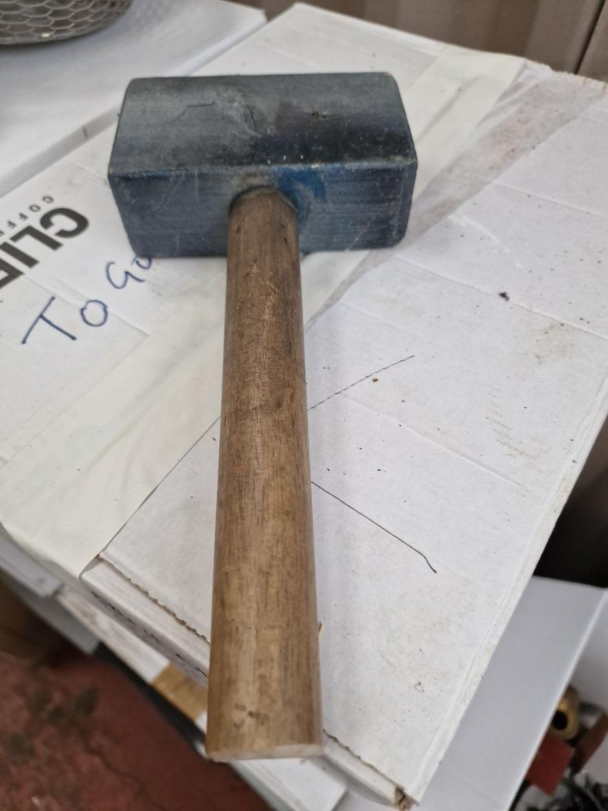 Wooden hammer