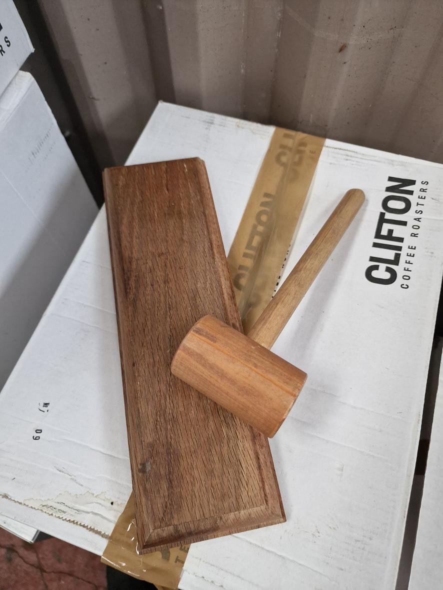 Gavel and block