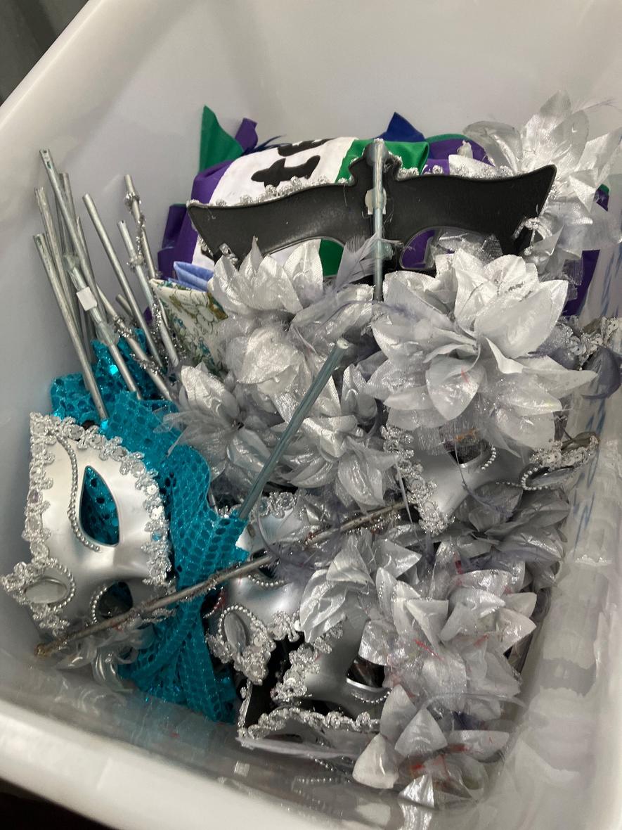Masks, scarves and sashes